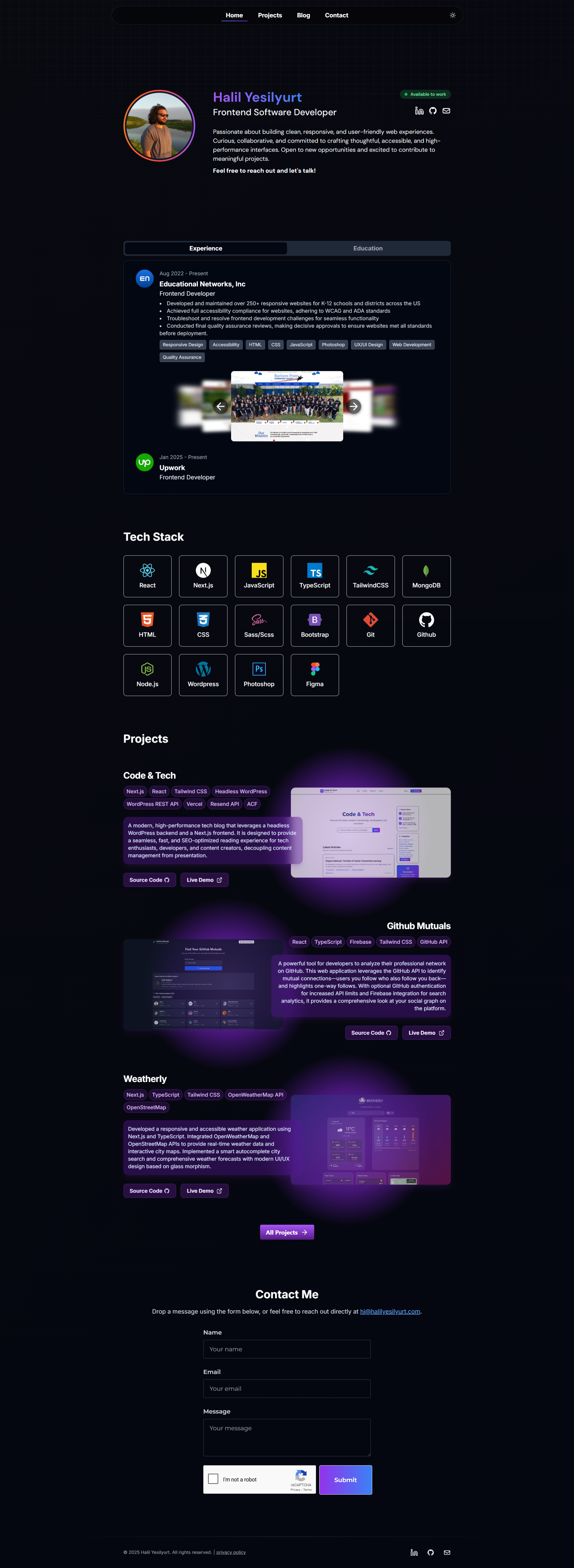 Portfolio Website